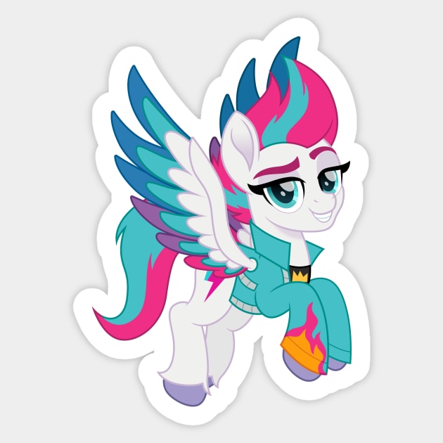 Zipp Storm in EQG outfit Sticker by CloudyGlow